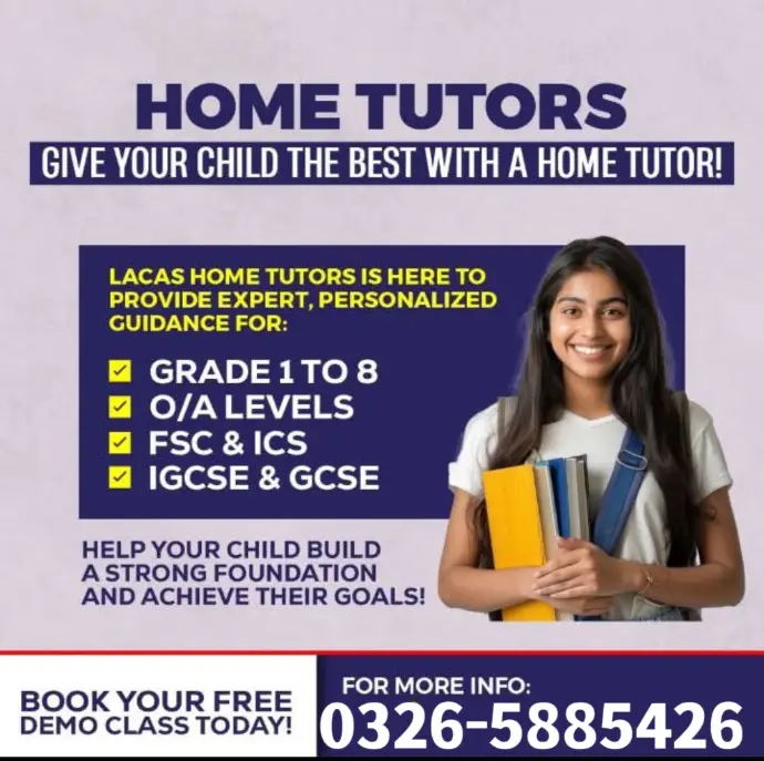 Male-Female Professional Home Tutors in Askri 11 Lahore Home Tutors im Askri 11 Lahore